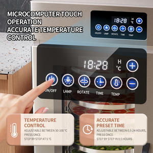 Secador Giratorio de 12 Niveles de Gran Capacidad, Bandejas Grandes de 300 mm para Secar Hierbas/Frutas/Vegetales/Carne, Doble Uso para el Hogar y Comercial - Product Image 2