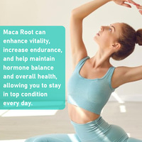 Capsules de racine de maca de haute qualité OEM pour femmes avec mélange de racine de maca pour soutenir l'énergie durable et améliorer l'endurance