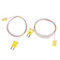 Sensor Suhu Tipe Pasta Termokopel TT-K-30+SMPW-K-M yang Dapat Disesuaikan, Probe Tempel Permukaan Tetap