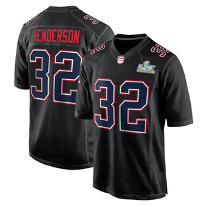 Maillot de football américain personnalisé Super Bowl LX 2026 New England – Tenues brodées pour jeunes – Vêtements de sport tendance - Product Image 5