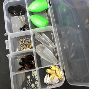 Ensemble de crochets de pêche à la mouche bande blanche flottant/coulant aide à la coulée cible de <span class=keywords><strong>carpe</strong></span> en plastique pour lac avec graines de melon Spinnerbait - Product Image 4