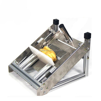 Machine à découper les chips de pommes de terre ondulées, machine à trancher les pommes de terre commerciale pour couper les pommes de terre