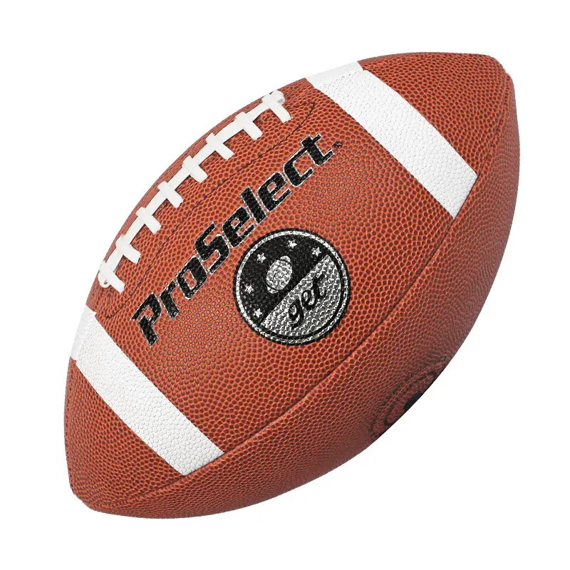 Proselectサッカートレーニング機器安いPVCレザーロゴなし無地空白白いサッカーサッカーボールギフト用