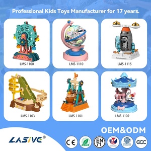 LASIVE TOYS Blocchi da Costruzione Fai-da-te, Giocattoli Educativi a Tema Parco Divertimenti, Giocattolo STEM Castello con Punte da Arrampicata e Smontaggio di Elementi - Product Image 6