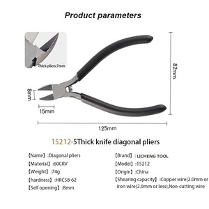 2025 Licheng Industrial Smooth 1,8mm Mini alicates doblados <span class=keywords><strong>pinzas</strong></span> de alambre <span class=keywords><strong>para</strong></span> extremos de <span class=keywords><strong>Cable</strong></span> <span class=keywords><strong>eléctrico</strong></span> <span class=keywords><strong>pinzas</strong></span> alicates modelo acero cobre - Product Image 6