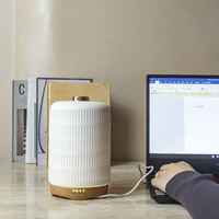 Diffuseurs d'arôme d'humidificateur de parfum d'air d'huile essentielle de parfum électrique en céramique blanche de vente chaude