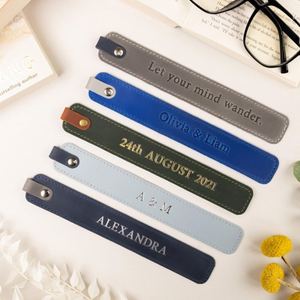 Marcapáginas Promocional Creativo Clásico de Cuero PU con Impresión UV Resistente al Agua, Etiqueta Personalizada para Páginas de Libro, Regalo para Lectores, Personalizable - Product Image 3