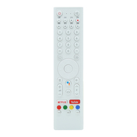 Control Remoto Universal HUAYU CH-VER.1W de Repuesto, Blanco, con Voz Inteligente, Pantalla LCD LED, para Televisores ChangHong