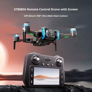 โดรนควบคุมระยะไกล XT808 พร้อมจอแสดงผล GPS ถ่ายภาพทางอากาศ 4K กลับอัตโนมัติ หลบหลีกสิ่งกีดขวาง รุ่นเครื่องบิน - Product Image 3
