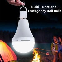 Lanterne LED portable rechargeable, lampe de table, lumière d'urgence avec batterie Li-Ion pour le camping