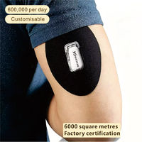 Patch adhésif prédécoupé pour capteur Dexcom G7 CGM, étanche et résistant à la transpiration, forme personnalisée OEM, flexible et respirant
