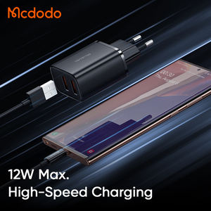 Adaptateur de voyage Mcdodo 507 12W Kit de <span class=keywords><strong>chargeur</strong></span> 2USB avec câble USB-C 3A 1M <span class=keywords><strong>Chargeur</strong></span> rapide pour iPhone15 Xiaomi Samsung Oppo Android - Product Image 2