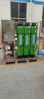 Purification d'eau RO 1000lph 2000 lph simple 500l/h RO 1000l/h 3 réservoir FRP avec machine de filtration d'eau à osmose 2500l/h