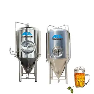 Ace 10Hl 15Hl 2000L 40Bbl 304 Glycol Jacketed Conical Beer Fermenter Fermentation Brewery Tank Supplier