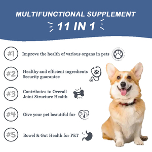 Glucosamina para Perros, Suplemento para Cadera y Articulaciones, 120 Unidades de Masticables Blandos con Condroitina y MSM, Suplemento para la Artritis Canina - Product Image 2