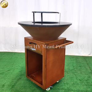 مجموعة مكونة من الفولاذ والمعدن لتدفئة أروقة الشواء والحديقة في الهواء الطلق لحرق الموقد - Product Image 3