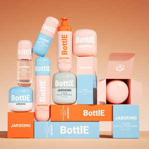 Set di Lusso Personalizzato per la Cura della Pelle: Flaconi in Vetro per Lozioni e Tonici, Vasetti Cosmetici con Pompa per Confezioni di Prodotti Skincare - Product Image 5