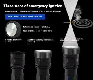 Linterna de Aluminio Impermeable con Zoom, Banco de Energía Recargable con Lente Fresnel y Luz Táctica LED Blanca - Product Image 6