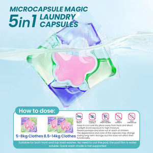Greenlem Premium – Capsules de lessive écologiques 5-en-1, détachant et adoucissant textile, parfum floral fruité, boîte de 30 capsules, compatible HE - Product Image 6