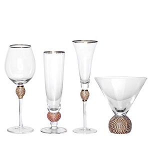 <span class=keywords><strong>Verre</strong></span> à vin en cristal, <span class=keywords><strong>verre</strong></span> à <span class=keywords><strong>martini</strong></span> avec tige en cristal en forme de boule - Product Image 1
