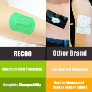 แผ่นปิดเซ็นเซอร์ <span class=keywords><strong>CGM</strong></span> แบบยูนิเวอร์แซล OEM ติดทนนาน วัสดุระบายอากาศได้ ปรับแต่งได้ สำหรับอุปกรณ์ Medtronic และ Dexcom - Product Image 5