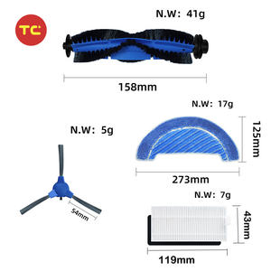 Cepillo de rodillo principal lateral para aspiradora <span class=keywords><strong>Cecotec</strong></span> <span class=keywords><strong>Conga</strong></span> 1090 1790, <span class=keywords><strong>accesorios</strong></span> para Robot aspirador - Product Image 2