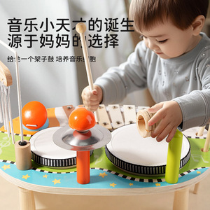 Trẻ Em Bằng Gỗ Nhạc Cụ Đồ Chơi Xylophone Trống Gõ Âm Nhạc Bảng Trẻ Em Giác Ngộ Bằng Gỗ Giáo Dục Đồ Chơi - Product Image 3