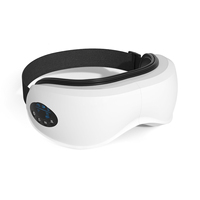 Masseur oculaire électrique, compression d'air, chauffage, vibration, musique Bluetooth, appareil de soin des yeux pliable, batterie intégrée