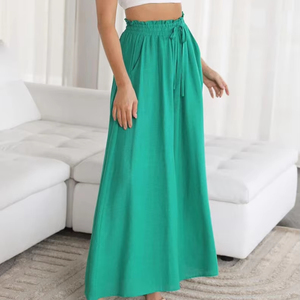 <span class=keywords><strong>Pantaloni</strong></span> a Gamba Larga da <span class=keywords><strong>Donna</strong></span> Autunno-Inverno <span class=keywords><strong>con</strong></span> <span class=keywords><strong>Elastico</strong></span> <span class=keywords><strong>in</strong></span> <span class=keywords><strong>Vita</strong></span>, <span class=keywords><strong>Pantaloni</strong></span> Lunghi a <span class=keywords><strong>Vita</strong></span> Alta Stile Gonna - Product Image 1