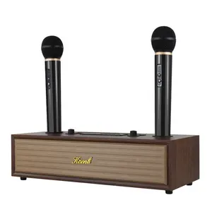 microphone speaker good quality wooden speakers audio system sound professional music