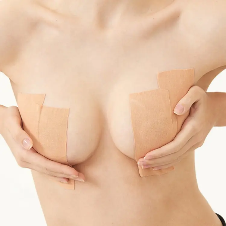 उठाने अप शरीर उल्लू टेप कपास लोचदार कपड़ा स्तन पैच स्तन लिफ्ट टेप महिलाओं उल्लू टेप