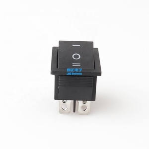 Mini Interruptor Basculante Negro <span class=keywords><strong>de</strong></span> Encendido-Apagado-Encendido, 3/6 Pines, CA 6A/250V 10A/125V, Uso Industrial con Certificación CQC - Product Image 4