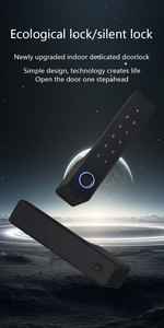 Tuya App Security Homeroom Fingerprint Card Password <b>Key</b> <b>Lock</b> Door Smart <b>Lock</b> Inteligente Digital <b>Lock</b> Aluminium Alloy - Product Image 2