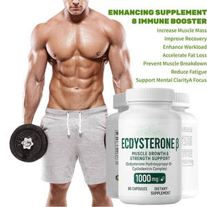 Supplément OEM Ecdysterone et croissance musculaire-60 Capsules, 1000mg pour adulte - Product Image 3