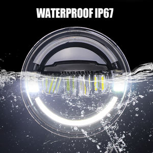 Faro Redondo LED para Mahindra New Thar <span class=keywords><strong>2022</strong></span>, con Luces de Circulación Diurna Azules y Blancas, Estilo G-Wagon, Gran Venta - Product Image 3