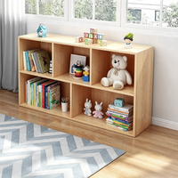 Étagère en bois Tenghang avec portes de placard, organisateur de rangement multifonctionnel pour salon, chambre d'enfant, école, buffet