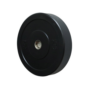 फैक्ट्री की कीमत फिटनेस किलोग्राम बम्पर प्लेटें 5 किलो से 25 किलो काली रबर बारबेल वेट प्लेटें - Product Image 3