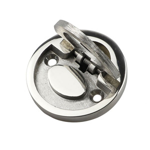 316 Stainless Steel Boat Handle Round Pull Ring Marine Hardware for <b>Yacht</b> Ship Deck Fixture Replacement Repair - Product Image 2