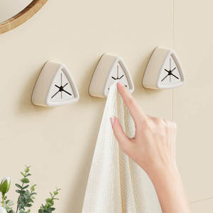 Toallero sin perforar ganchos de almacenamiento de baño enchufe de trapo de cocina plato toalla marcador de posición estante colgante fijador - Product Image 4