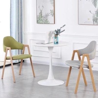 Chaise de salle à manger de style scandinave, mobilier de maison simple et décontracté, pour bureau, tabouret d'étude, café, restaurant, salle de négociation