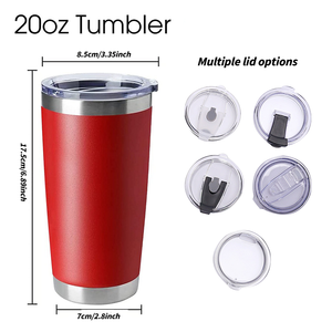 Personnalisable 20Oz américain classique multicolore tasse sous vide boisson directe couvercle paille café bière Camping <span class=keywords><strong>voyage</strong></span> 2024 cadeau de noël - Product Image 3