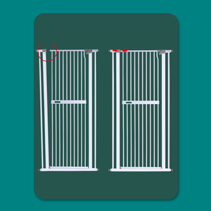 Barra de dominadas de puertas, очень высокие узкие животные, защитный барьер для домашних животных, регулируемый настенный шлагбаум для кошек - Product Image 3