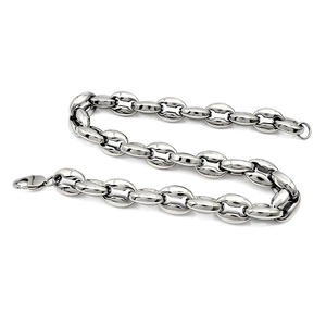 قلادة لعيد الحب على شكل حبوب القهوة الكلاسيكية قلادات مجوهرات عصرية على شكل حبوب القهوة قلادة من الفولاذ المقاوم للصدأ 2024 - Product Image 5