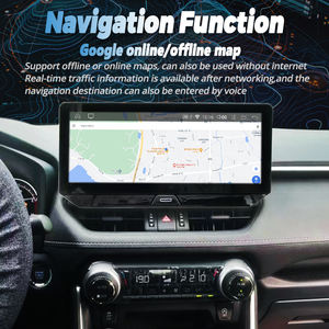 Radio de coche de 12,3 pulgadas Android 13 pantalla para Toyota RAV4 Prime XSE 2021 <span class=keywords><strong>2022</strong></span> 2020 2019 reproductor de vídeo Multimedia GPS Carplay HeadUnit - Product Image 5