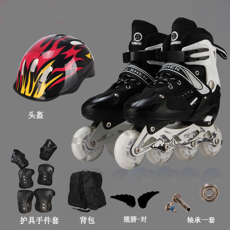 Chaussures à Roulettes 4 Roues Enfants – 2 En 1 Baskets & Patins LED – Taille 35 EU Rouge – XRDSHY Cadeau Idéal Garçons Filles