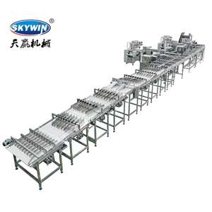 Línea de envasado de galletas totalmente automática rollo de huevo galletas oblea galleta pastel alimentación galletas sándwich línea de envasado para planta de alimentos - Product Image 6