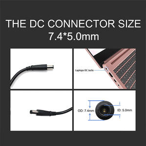 Adaptador de Corriente Ovalado de 19.5V 4.62A 7.4*5.0mm con Pin Grande de 90W para Laptop, Cargador de 4.ª Generación para Inspiron N4010 N4030 N4050 N5010 3421 3537 - Product Image 4