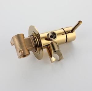 Роскошный латунный золотистый настенный держатель для биде - Product Image 5