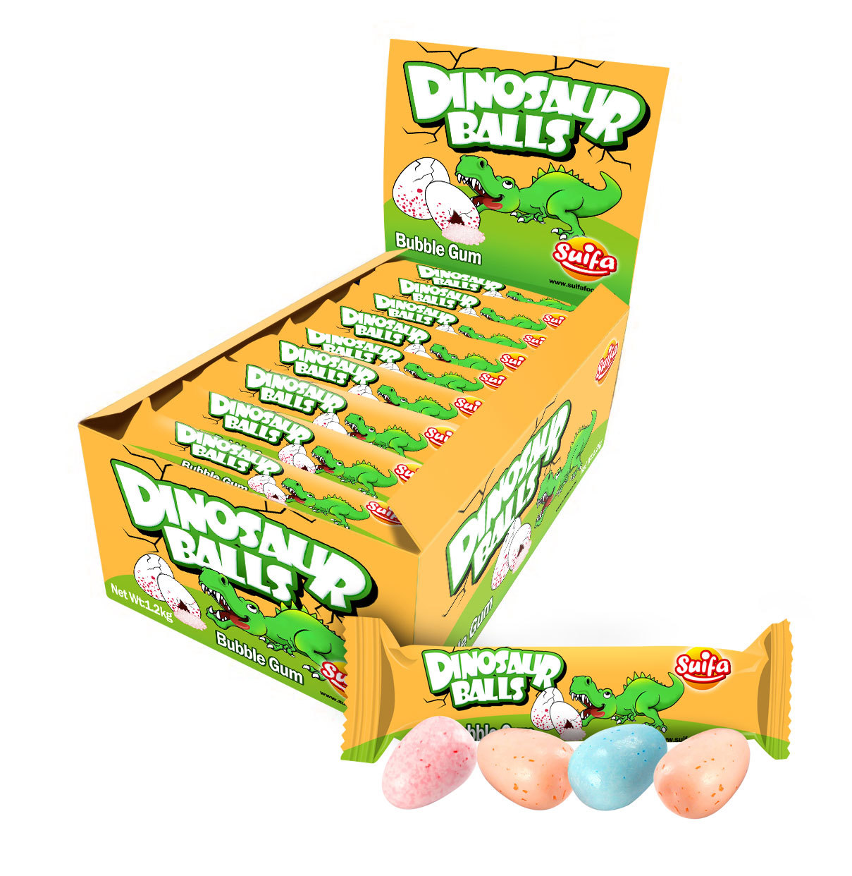 Custom sour powder filling egg shaped sour balls bubble gum