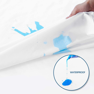 Benutzer definierte extra weiche 6-seitige Bett Bezug wasserdichte Matratzen auflage Encasement Box Spring Cover Protector - Product Image 5